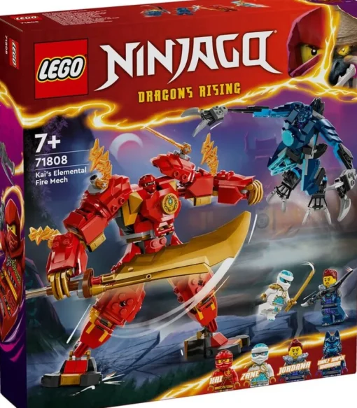 Lego Ninjago 71808  Kai's elementaire vuurmecha