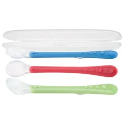 Nuby Lepel uit zachte silicone - 6m+