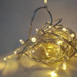 Euro Light Lichtsnoer met 40 lampjes koper warm wit LED - 3m