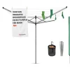 Brabantia Liftomatic 50 m met anker, hoes en wasknijpertasje