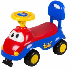 DDD Toys Loopauto blauw-rood met geluid