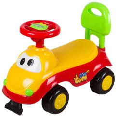 DDD Toys Loopauto rood-geel met geluid