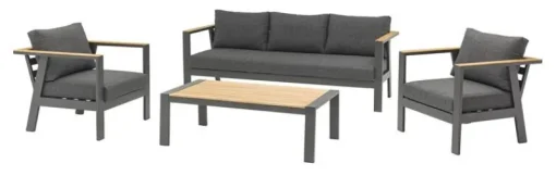 DDD Loungeset Jovi - Aluminium - Antraciet