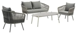 DDD Loungeset Rope Jaimie - Aluminium - Taupe