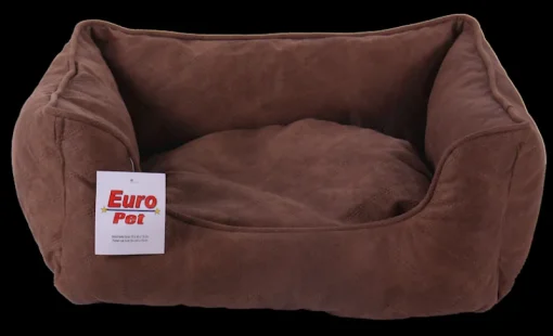 Euro Pet Mand leder bruin 70 x 60 x 21 cm