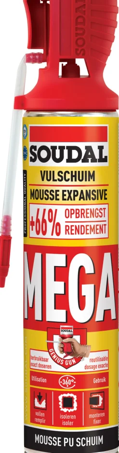 Soudal Mega PU schuim 600 ml