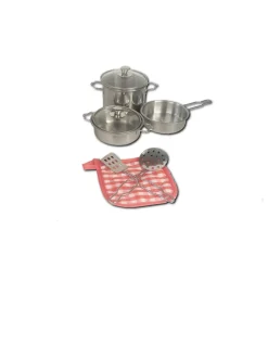 DDD Toys Metalen Keukenset voor Kinderen - Speelgoed Pannenset - 36 delig