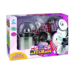 DDD Toys Metalen Keukenset voor Kinderen - Speelgoed Pannenset - 36 delig