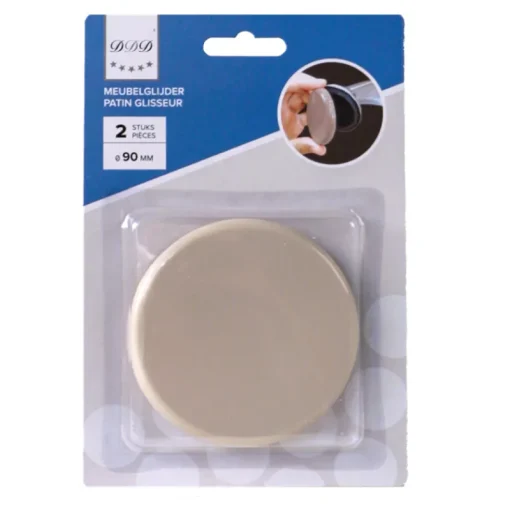 DDD meubelglijder 90 mm beige 2 stuks