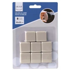 DDD meubelglijder 30x30 mm beige 8 stuks