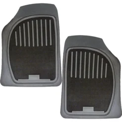 Euro Shop Michelin voormat rubber + textiel - 2 stuks