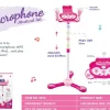 DDD Toys Microfoon met Standaard - Roze