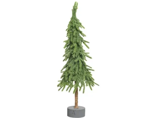 Euro Shop Mini Kerstboom 12x12x35 cm Groen