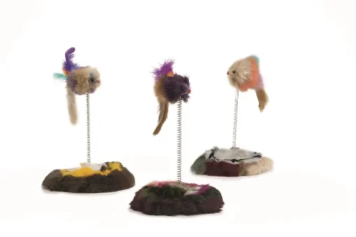 Beeztees Muis op springveer