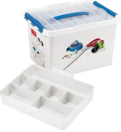 Sunware Naaibox met inzet met vakverdeling 22 L