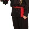 Kinderen Partyline Ninja Kostuum Gouden Draak  - Maat 116