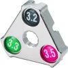 Merkloos Nippelsleutel chroom 3,2/3,3/3,5 mm