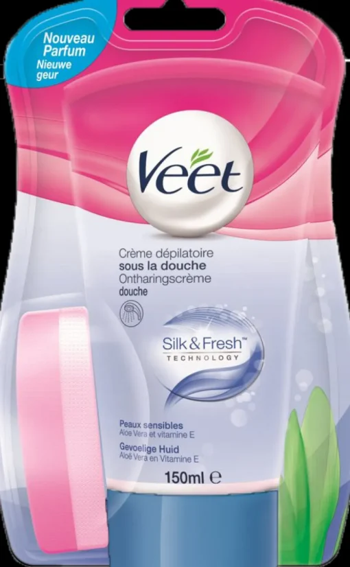 Veet Ontharingscème douche Silk&Fresh gevoelige huid 150 ml