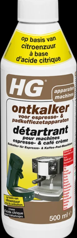 HG Ontkalker voor espresso- en koffiezetapparaten 0,5 L