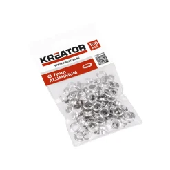 Kreator Oogjes aluminium 7 mm 120 stuks