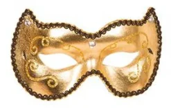 Partyline Oogmasker Goud Met Glitter