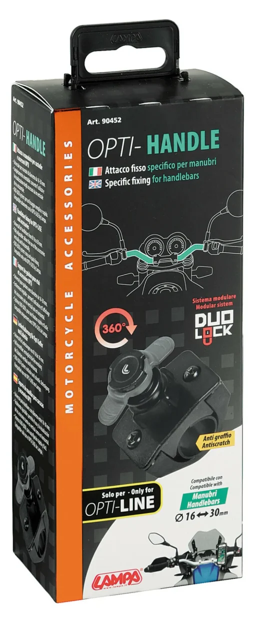 Euro Shop OPTI-CASE Stuur Bevestiging Ø 16->32mm