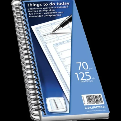Aurora Orderboek things to do today 140x297mm