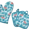 DDD Ovenwantset Flamingo Blauw