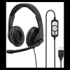 Hama PC-Office-headset "HS-USB300" stereo - zwart
