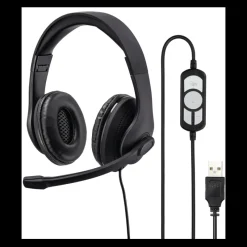 Hama PC-Office-headset "HS-USB300" stereo - zwart