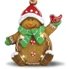 DDD Toys Peperkoeken sneeuwpopje met LED licht 35cm