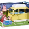 Peppa Pig camping car met tent en 4 figuren
