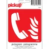 Pickup Pictogram alarm telefoon 10 x 10 cm