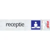 Pickup Pictogram alu look receptie 6,5 x 4,4 cm