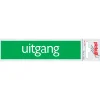 Pickup Pictogram alu look uitgang 6,5 x 4,4 cm