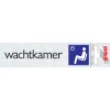 Pickup Pictogram alu look wachtkamer 6,5 x 4,4 cm