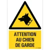 Pickup Pictogram attention chien garde 23 x 33 cm