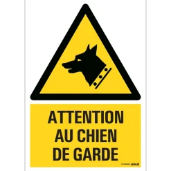 Pickup Pictogram attention chien garde 23 x 33 cm