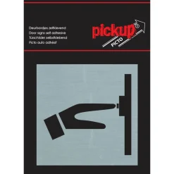 Pickup Pictogram bellen aluminium