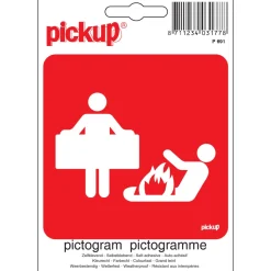 Pickup Pictogram blusdeken 10 x 10 cm