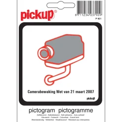 Pickup Pictogram camerabewaking 10 x 10 cm