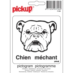 Pickup Pictogram chien méchant 10 x 10 cm