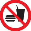 Pickup Pictogram consumpties verboden 18 cm