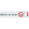 Pickup Pictogram défense de fumer aluminium 16,5 x 4,4 cm