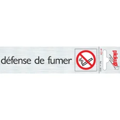 Pickup Pictogram défense de fumer aluminium 16,5 x 4,4 cm