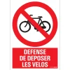 Pickup Pictogram défense vélos 23 x 33 cm