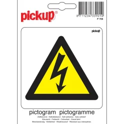 Pickup Pictogram elektrische spanning 10 x 10 cm