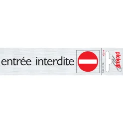 Pickup Pictogram entrée interdite aluminium 16,5 x 4,4 cm