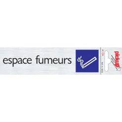 Pickup Pictogram espace fumeurs aluminium 16,5 x 4,4 cm