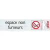 Pickup Pictogram espace non fumeurs aluminium 16,5 x 4,4 cm